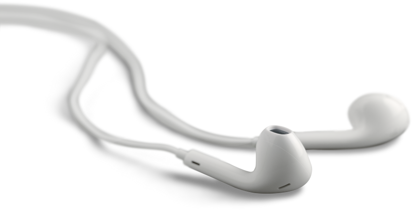 Cutout of Earphones